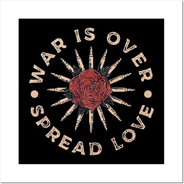 War is Over, Love is Forever Wall Art by stirlude official